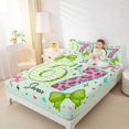thumbnail image 2 of Manfei Multicolor Cute Bowtie Fitted Sheet Full,Cartoon Number Six Seven Bed Set,3-Piece,1 Fitted Sheet and 2 Pillowcases, 2 of 6