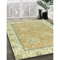 thumbnail image 2 of Ahgly Company Indoor Rectangle Abstract Copper Green Oriental Area Rugs, 8' x 12', 2 of 6