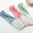 thumbnail image 1 of Bearachild Guantes de limpieza para el hogar impermeables y no corrosivos para todas las necesidades de limpieza Patrones exquisitos Suministros de limpieza para el hogar Rosa Tipo 1M, 1 of 2