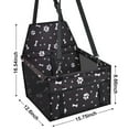 thumbnail image 2 of Dog Car Seat, Waterproof and Portable Pet Booster Carrier Seat, with Clip-On Safety Leash and PVC Support Pipe, Foldable Pet Car Basket, Suitable for Small and Medium Pets up to 22lbs, Black, 2 of 6