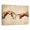 A, variant on XaaKee Classic Parody Two Human Hands Canvas Wall Art Muted Sienna Draped Sheet Parody Art Prints Inner Framed 18*12Inch