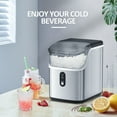 Auseo Nugget Ice Maker Countertop, Portable Ice Maker Machine with Self