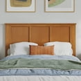 thumbnail image 6 of AFI Charlotte Full Wood Low Profile Platform Bed with Matching Footboard, Light Toffee, 6 of 12