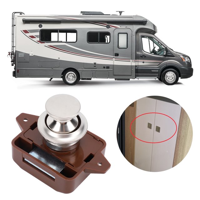 Serrure de Porte de Placard Sans Clé pour RV, Yacht, Camping-Car, et