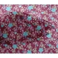 thumbnail image 4 of oneOone Viscose Chiffon Fabric Dot & Flower Floral Decor Fabric Printed BTY 42 Inch Wide, 4 of 4
