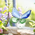 thumbnail image 4 of kurtrusly 40 Ball Colored Crystal Butterfly Ornament - Blue Green - Boxed, 4 of 8