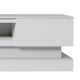 thumbnail image 5 of 51.18inch WHITE morden TV Stand with LED Lights,high glossy front TV Cabinet,can be assembled in Lounge Room, Living Room or Bedroom,color:WHITE, 5 of 9