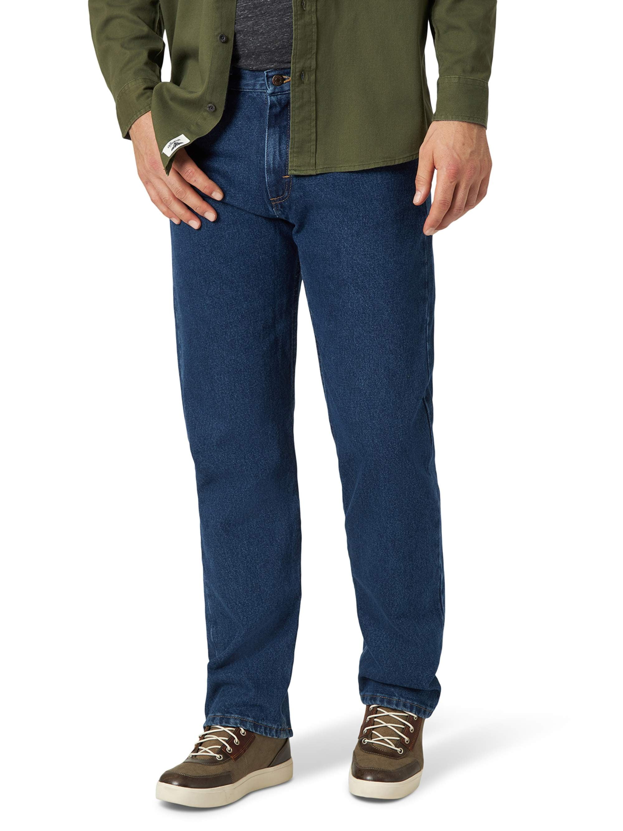 wrangler big men's relaxed fit jean