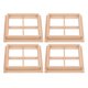 thumbnail image 5 of 4 piezas Mini Marcos de Ventana Modelo Muebles para Casa de Muñecas Decoración de Ventanas, 5 of 8