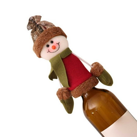 babydream1 Christmas Xmas Santa Snowman Wine Champagne ...