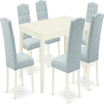 CACE6MAH10 Capri Dining Room Set Contains a Rectangle Kitchen Table