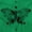 Irish Green, variant on Butterfly Symbolism Spirit Animal Women's Long Sleeve T Shirt Brisco Brands S