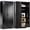 Black, variant on CJF Modern Metal Kitchen Pantry Cabinet, 71" Tall Lockable Storage Cabinet with 2 Doors & 4 Adjustable Shelves, Black