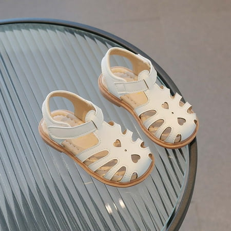 

Kayannuo Shoes for Women Clearance Summer Womens Fashion Baby Girl Children s Hollow Out Princess Shoes Soft-soled Casual Beach Sandals (4 Years)