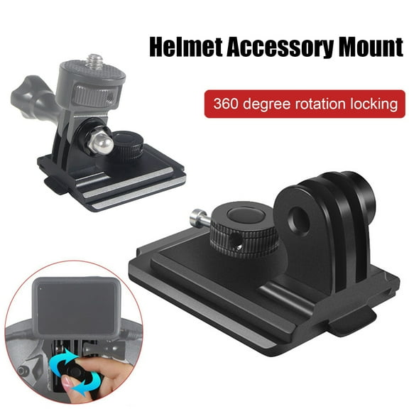 Joernso Action Camera Helmet Mount Shock-Proof Design Easy Tightening Quick Installation Sports Camera Helmet Bracket Storage Holder for GOPRO 12/11