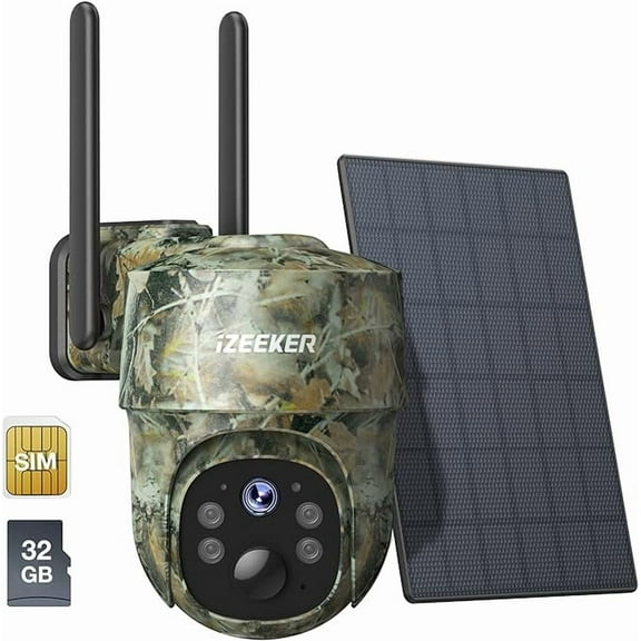 IZEEKER iG500 20MP 1080HD Trail Camera Night Vision Infrared 0.2 Trigger Times IP66 Waterproof Hunting Camera Outdoors for Home Security