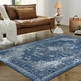 thumbnail image 5 of Haperlare Area Rug for Living Room Washable Rug Vintage Rug Boho Distressed Area Rug Oriental Rug Large Floor Carpet for Bedroom Home Office, 5' x 7' Blue, 5 of 6