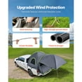 thumbnail image 6 of KFFKFF Camping Tent for Pickup Truck, Suitable for 5.5-6.0 ft Trucks, PU2000 mm Waterproof 2-3 Person Sleeping Tent for Truck Bed, Durable Camper Shell with Extendable Canopy, Rain Cover, Carry Bag, 6 of 9