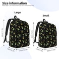 thumbnail image 4 of Daiia Bee Floral Vintage Canvas Backpack for Men and Women ,Hiking Backpack,Travel Laptop Bag for School,Large Capacity Backpack, 4 of 8