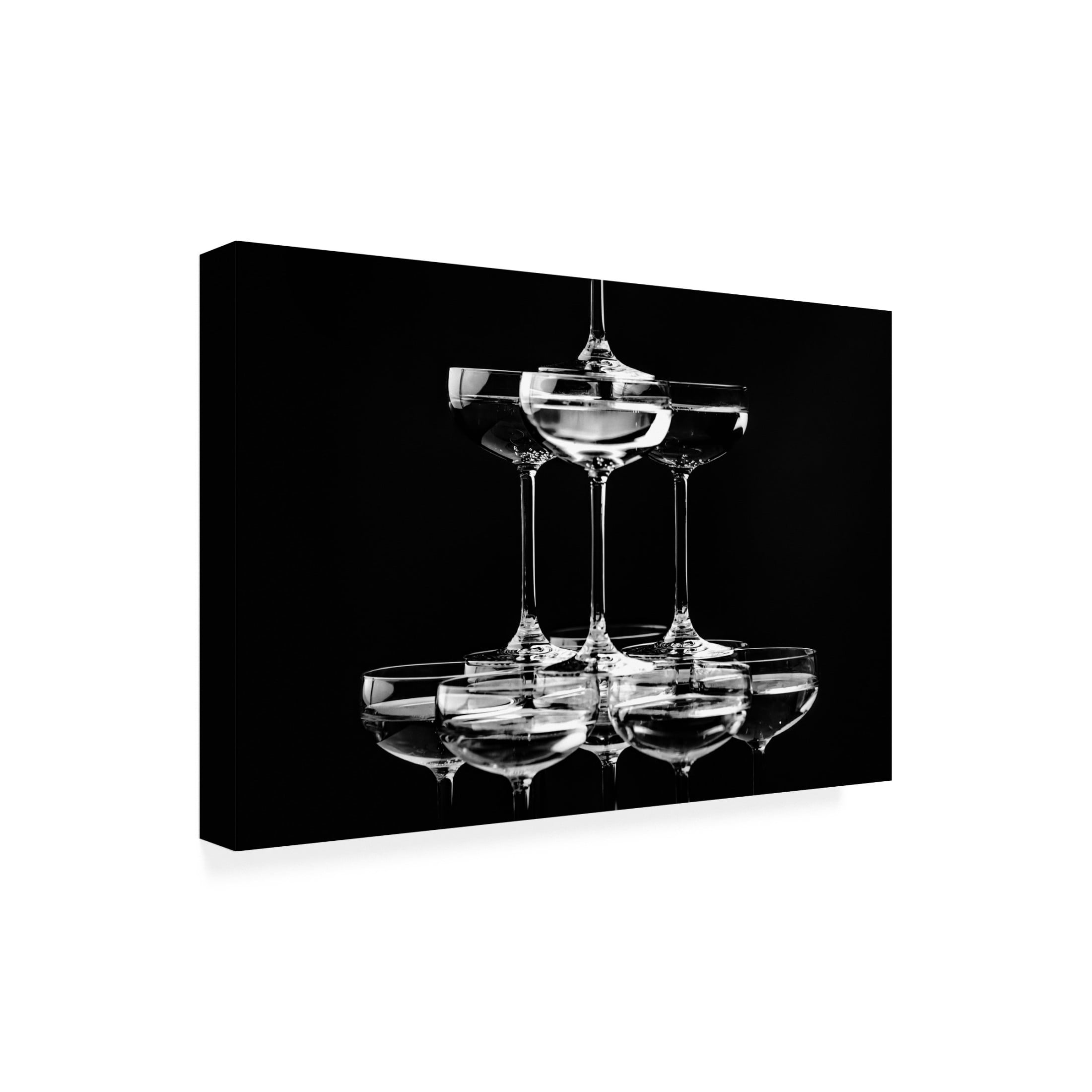 Pictufy Studio III 'Champagne Tower 10' Canvas Art - 47 x 30 Inches