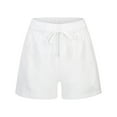 thumbnail image 2 of SNKSDGM Pants for Girls 7-8 Size Girls Summer Linen Shorts Kids Casual Drawstring Elastic Waist Beach Short Pants with Pockets 13-14 Years, 2 of 8