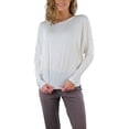 thumbnail image 4 of ToBeInStyle Women's Long Sleeve Dolman Top - Ivory - 3X, 4 of 7