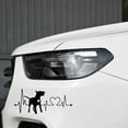 thumbnail image 3 of SPRING PARK Bull Terrier Dog Electrocardiogram Car Body Window Decals Sticker Decoration, 3 of 5