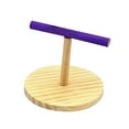 thumbnail image 4 of lionlar Bird Training Stand Solid Wood Gym Bird Cage Perch Parrot Play Stand for Conures, 4 of 7