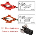 thumbnail image 4 of 1/2'' Scissor Jack Adaptor Use with 1/2" Drive/Impact 13/16" lug Wrench Tools, 4 of 7