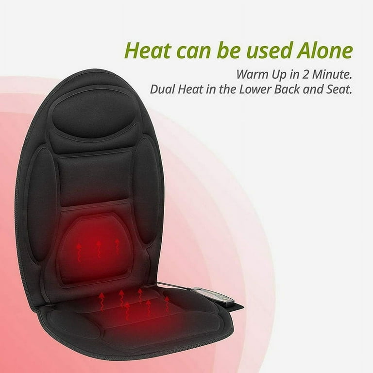 Mynt Vibrating Seat Massager with Dual Heating Area