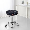 thumbnail image 7 of Goofa Galaxy2 Printed Stool Covers Round, Waterproof Round Bar Stool Covers Anti-Slip Round Bar Stool Seat Cover with Elastic Bands Durable -14 inch, 7 of 7