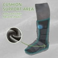 thumbnail image 3 of LOFIR Bamboo Viscose Walking Boot Socks for Men & Women – Advanced Supportive Loose-Top Knee-High Socks for Casted Foot and Orthopedic Boot Liners,Gray, 3 of 5