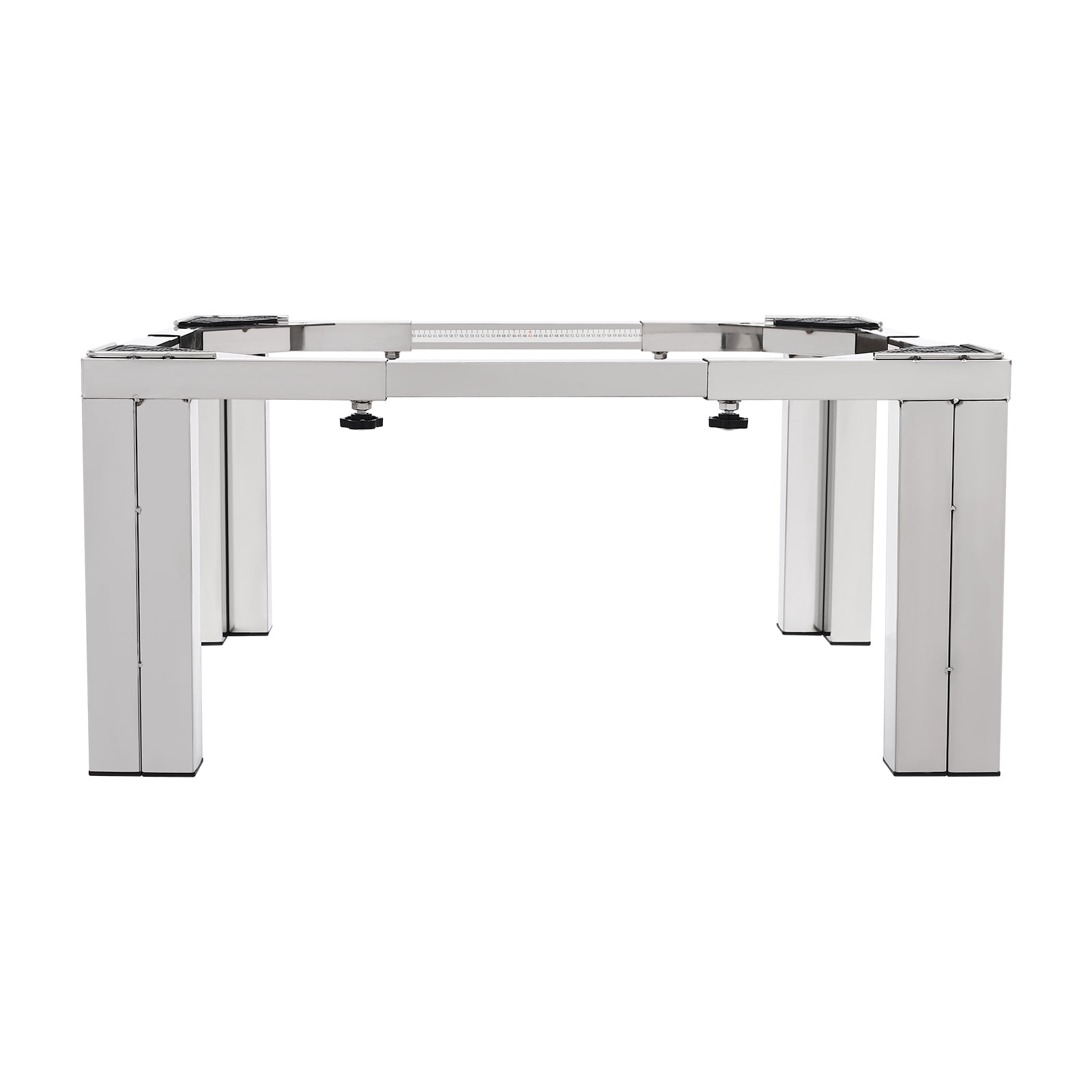 Heavy Duty Appliance Stand, 12 Inch Washing Machine & Refrigerator Riser with Adjustable Width, 1100 lbs Capacity, Stainless Steel Utility Base to Prevent Rust & Ease Cleaning