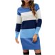 thumbnail image 2 of Puntoco-suéter de manga larga para mujer, tops holgados con cuello redondo, blusa de punto, suéter de punto, liquidación de Navidad Puntoco Puntoco-3113, 2 of 5