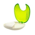 thumbnail image 1 of EeaseCA Dental Braces Storage Box Case Holder False Teeth Transparent Teeth Retainer Case (Fluorescent Green), 1 of 8