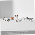 thumbnail image 3 of Cute Mini Cat Figurines – Resin Cat Decor for Computer Monitor & Car Dashboard, Small Desk Accessories for Home Office, Monitor Figurines (RL 5 PCS), 3 of 5