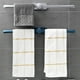 thumbnail image 4 of Advancent Soporte para almacenamiento de toallas, colgador en forma de T de succión de pared, organizador fuerte para ahorrar espacio, accesorios de Juegos de accesorios de baño Gris Advancent  HA065569-03, 4 of 6