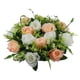 thumbnail image 1 of Paquete de 14 rosas artificiales decorativas, ramo de flores de seda para bodas, jardines, fiestas, interiores y exteriores. champán, 1 of 7