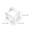 thumbnail image 2 of FOMIYES 130Ud Cubos De Hielo Decorativos Acrílicos Reutilizables Para Ambientación En Celebraciones Y Eventos, 2 of 6