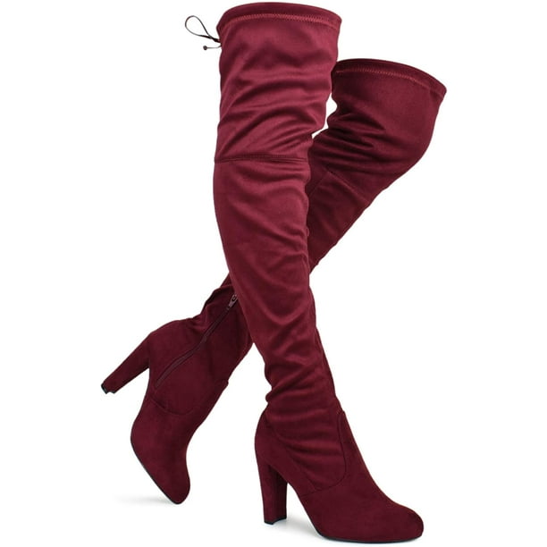 over knee tie up boots