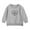 Gray, variant on Jalioing Kids Print Pullover Tops Long Sleeve Crew Neck Basic Sweatshirts Toddler Girls Side Slit Fashion Tops