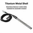 thumbnail image 4 of 1500W Titanium Fully Submersible Portable Electric Immersion Water Heater,Bucket Water Heater,Seawater Heater for Fish Tank,Seawater Aquaculture,100% Protection Against Seawater Salt Corrosion, 4 of 8