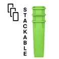 thumbnail image 2 of Alpine - Trash can - slim - 27.7 gal - polypropylene (PP) - lime green, 2 of 6