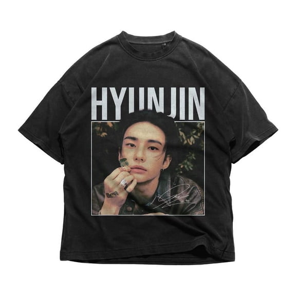 Hyunjin Straykids Kpop Inspired Graphic Shirt, Hyunjin T Shirt, Hyunjin Shirt, Kpop Shirt for her Birthday Up to size 4XL