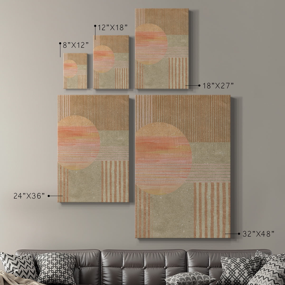 Adobe Sunrise I Premium Gallery Wrapped Canvas - Ready to Hang