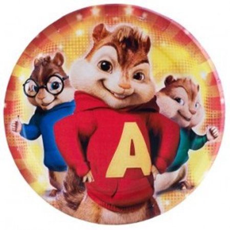 Alvin And The Chipmunks Large Paper Plates 8ct Walmart Com