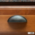 thumbnail image 4 of Oil Rubbed Bronze Kitchen Cabinet Pulls - 3 Inch Bin Cup Drawer Handles - 10 Pack, 4 of 8