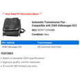 thumbnail image 2 of Automatic Transmission Pan - Compatible with 2008 Volkswagen R32, 2 of 2