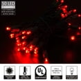thumbnail image 7 of 50 Count 5MM Wide Angle Led Christmas Lights Set,Outdoor Led String Lights for Garden Patio Christmas Trees Lighting Decoration,17 Feet Green Wire(Red Color), 7 of 7