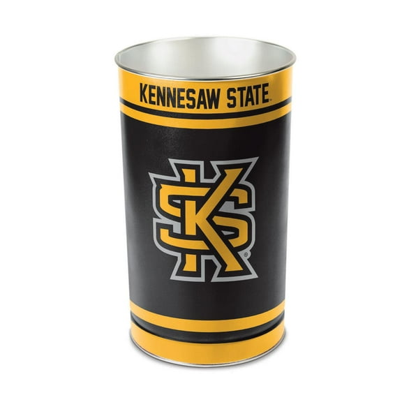 WinCraft Kennesaw State Owls 15'' Tapered Wastebasket
